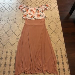 LuLaRoe Dusty Rose Maxi